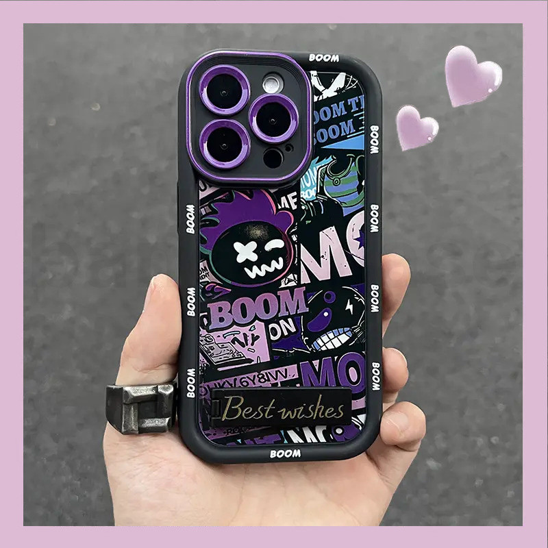 ⚡Banca | Eksklusif⚡ Softcase + Popsocket Silicone Aesthetic Casing Hp Terbaru Case IPhone 11 12 13 1