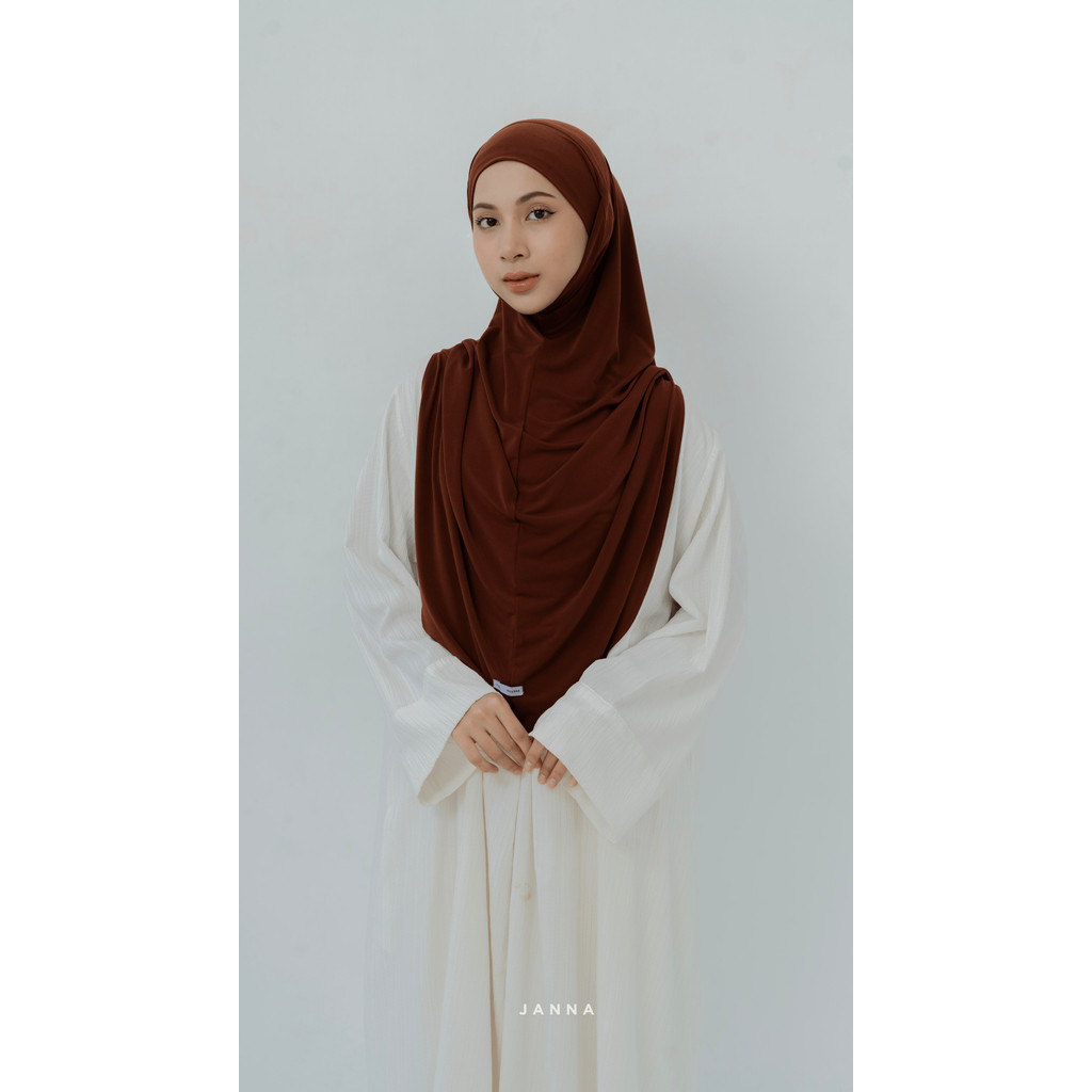janna instant tie spandex (hijab umrah) - naysha