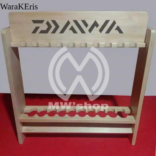 RAK JORAN PANCING / ROD STAND / TEMPAT JORAN PANCING DOBEL SLOT ISI 20 joran (kode D.20) TERMURAH DI