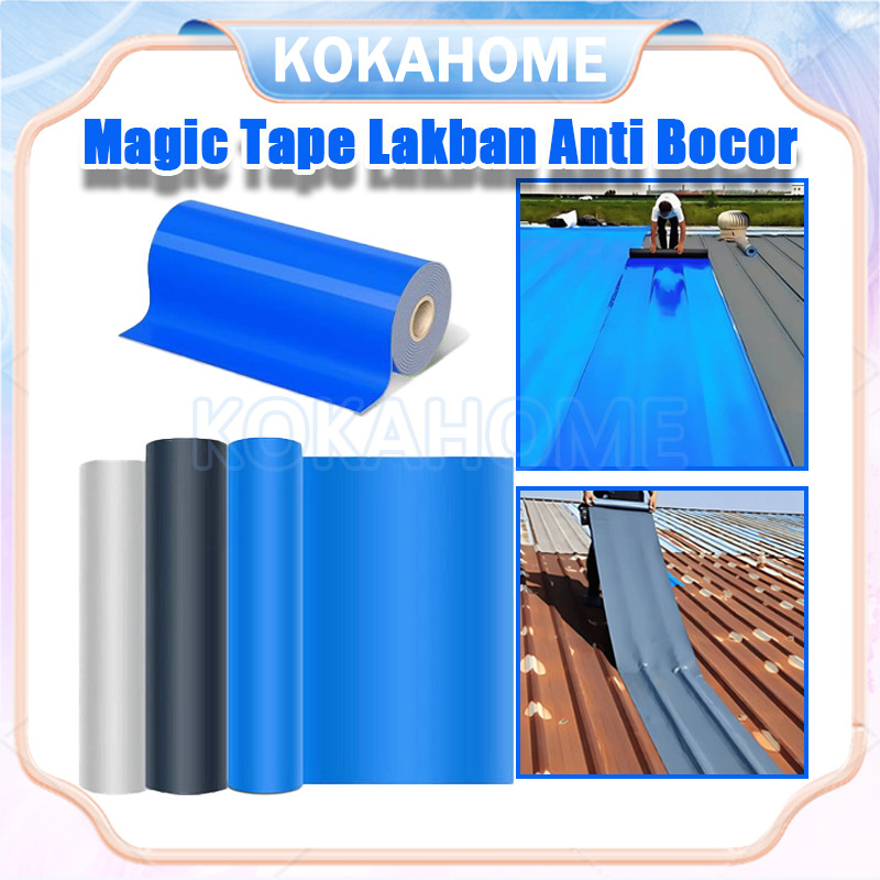 Magic Tape Lakban Anti Bocor/Tape Lakban Magic Aluminium Anti Bocor/Tape Aluminium Foil Butyl Rubber