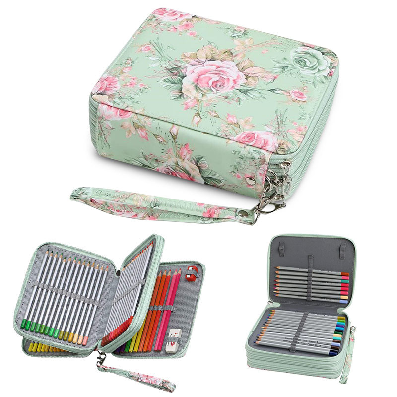 

Oxford cloth stationery 78 hole art painting colored pencil storage bag sketching storage pen