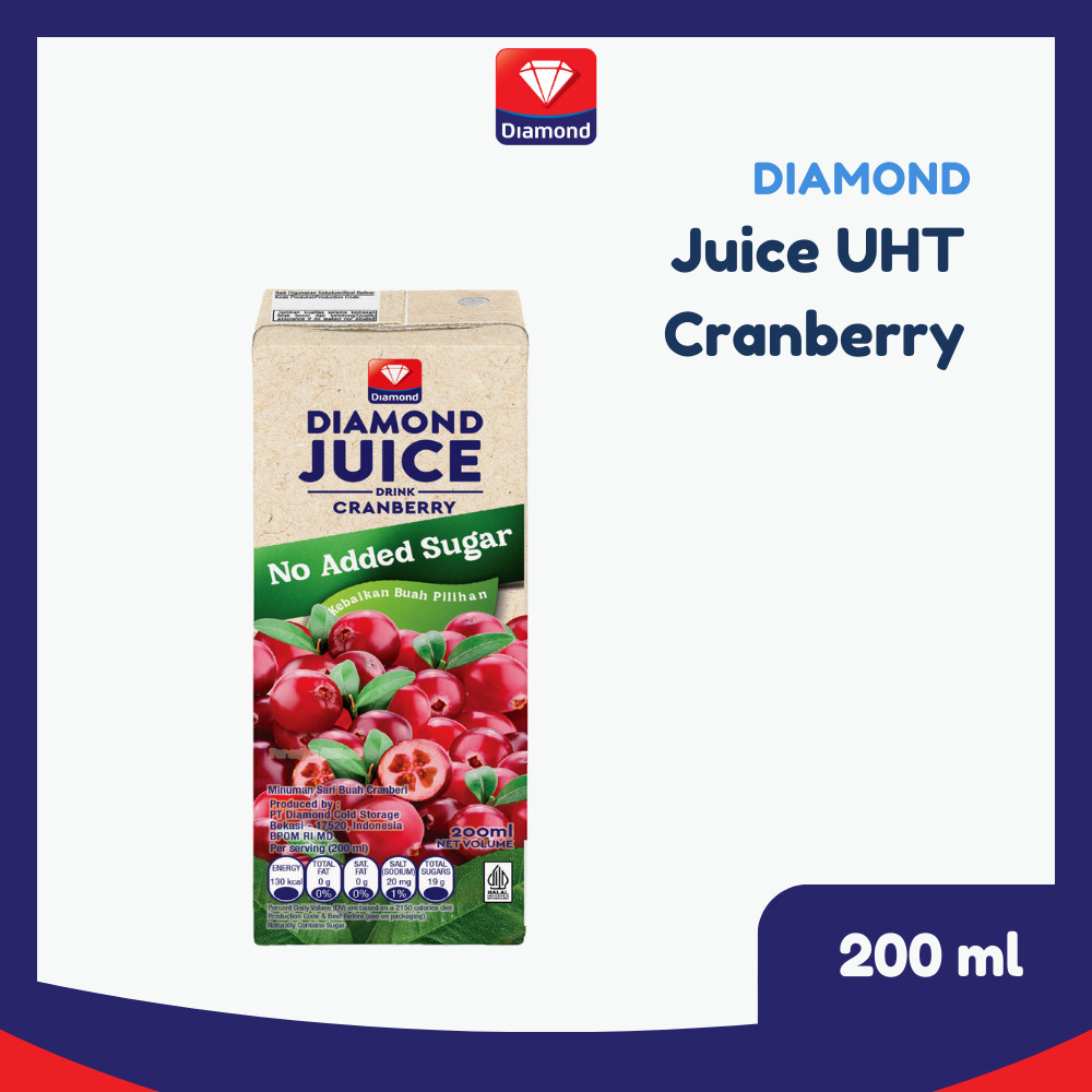 

Diamond Juice UHT Cranberry Unsweet 200 ML