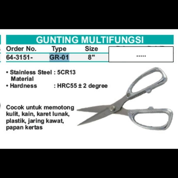 

Gunting Multifungsi GR-01 - Wipro