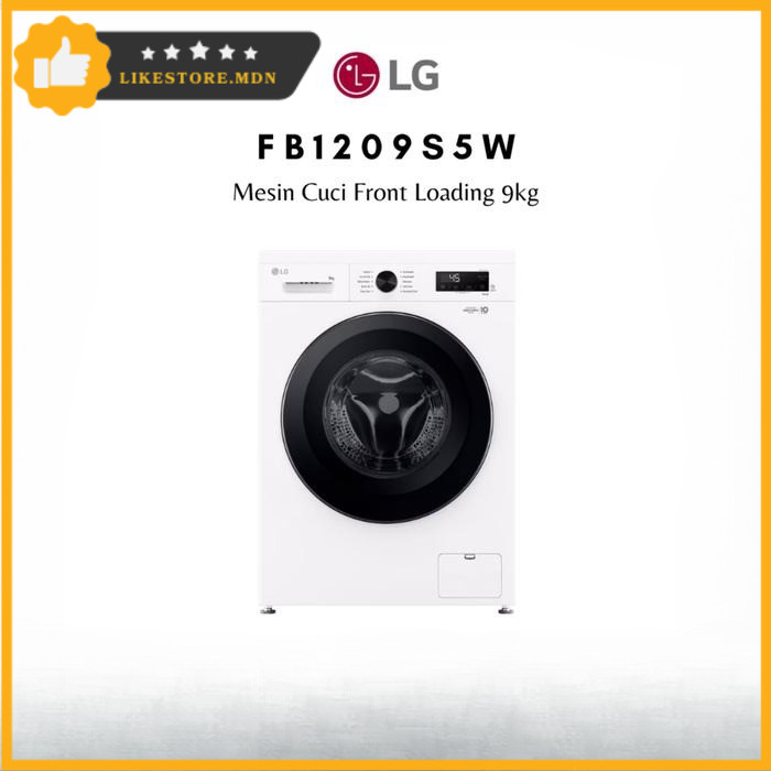 LG MESIN CUCI FRONT LOADING 9KG FB1209S5W