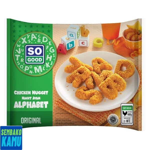 

So Good Chicken Nugget Alphabet 400 gr