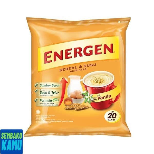 

Energen Vanila Bag 20 S x 29 gr
