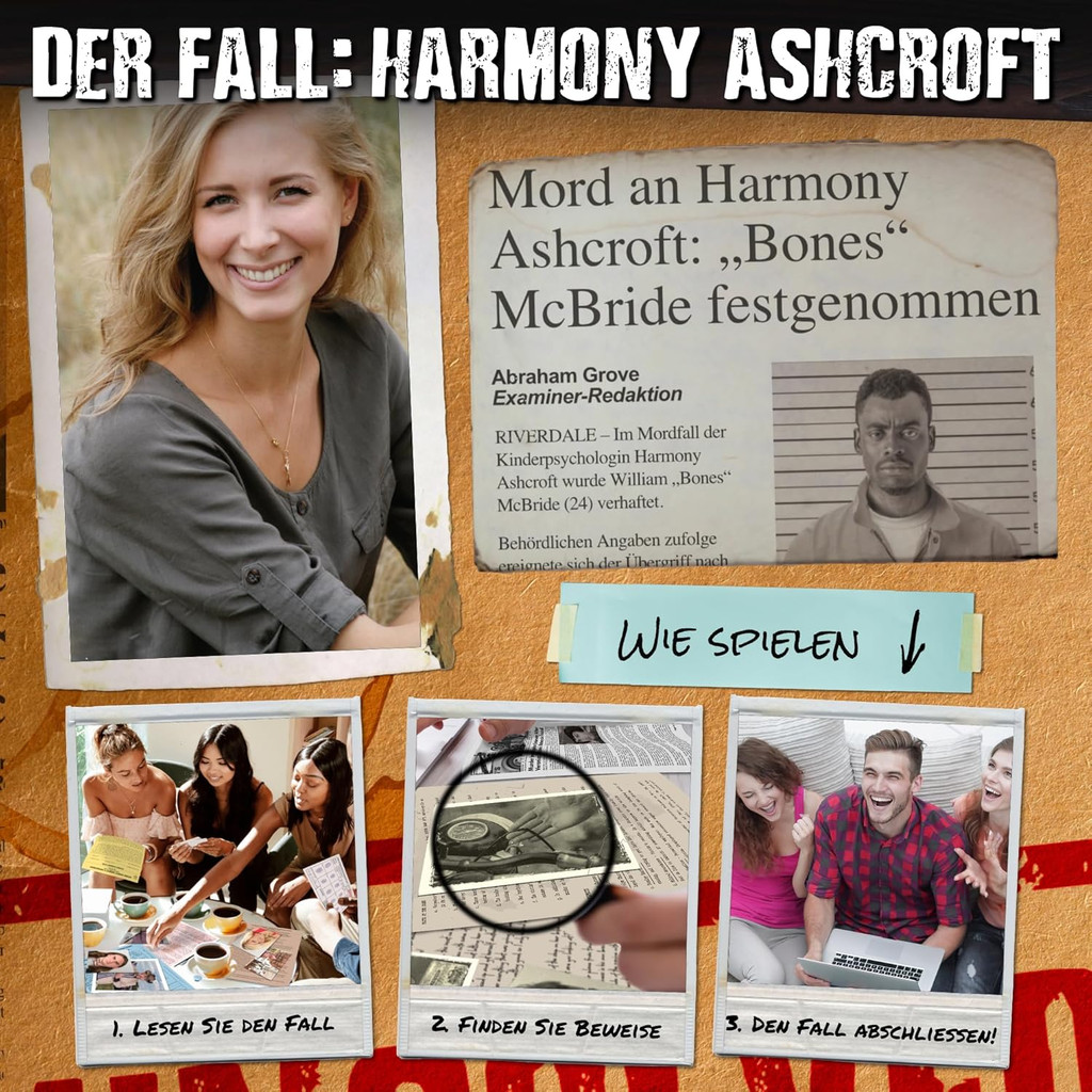 UNSOLVED CASE FILES: Crime Game 'Cold Case': Who Murdered Harmony Ashcroft | Can You Light Up Crime?