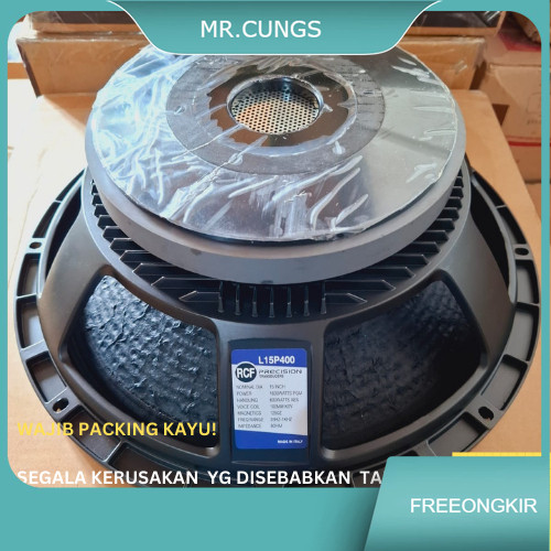[ WAJIB PACKING KAYU ] SPEAKER RCF 15 INCH LF15P400 / LF15 P400 SPIKER KOMPONEN 15 IN WOFFER COIL 4 