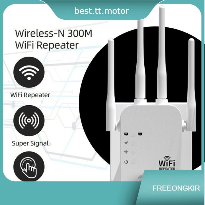 5G Dual Band 4 Antena Wifi Range Extender Router  Penguat Sinyal 300M WIFI Repeater Wireless Repeate