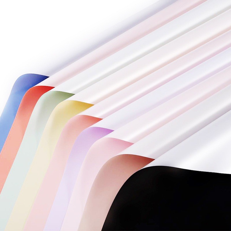 

Kertas Buket White BiColor Cellophane Flower Wrapping KB6121