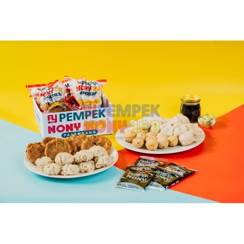 

Paket isi 60 Pempek Campur Pempek Nony 168 Asli Palembang