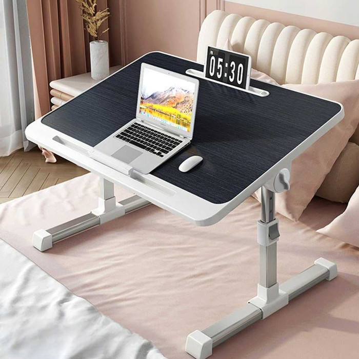 Meja Laptop Portable Lipat Adjustable Lesehan Minimalis Ergonomis - Home Stuff Bandung