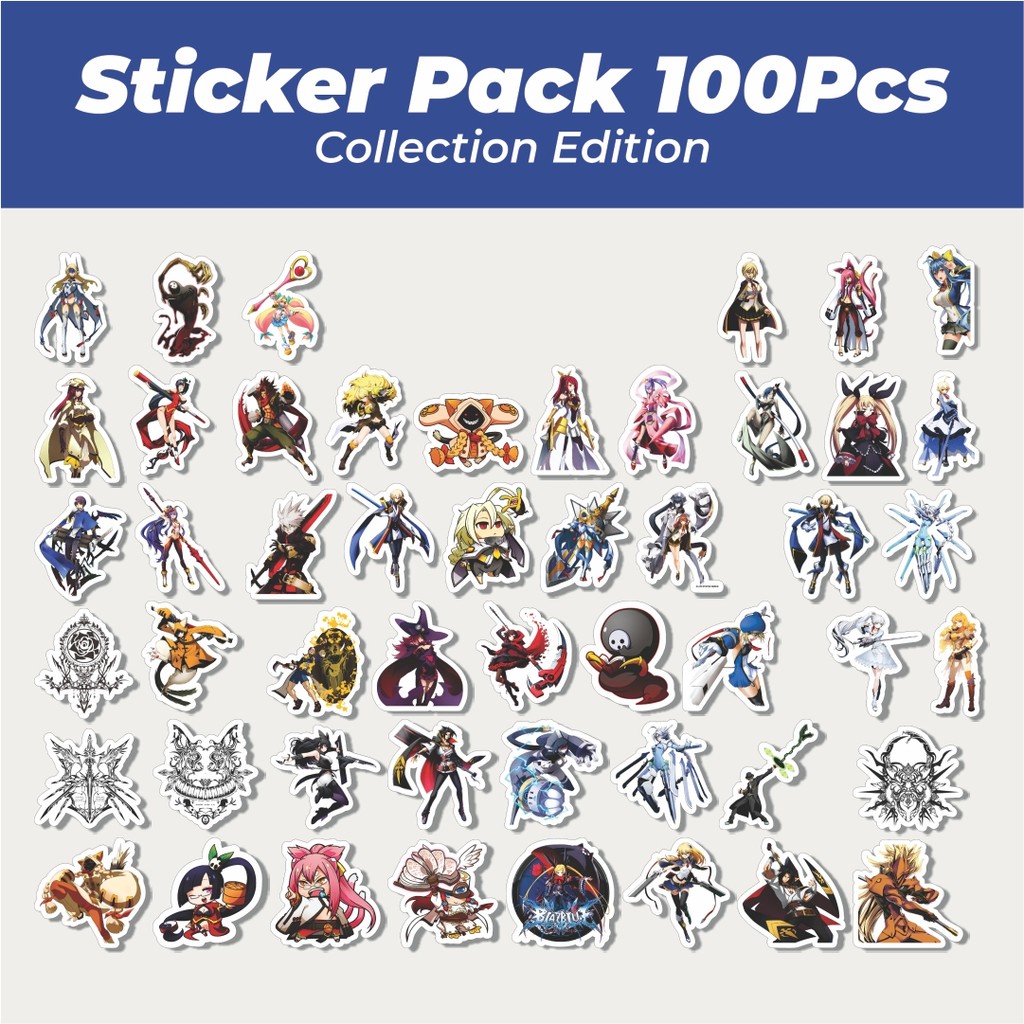 

Hot Stiker Game Series Blaz Blue Karakter Mix 5 Lucu Anti Air Stikers Berperekat Waterproof Sticker Decal Buat Motor Helm Buku Journal Koper Casing HP Laptop Botol Minum