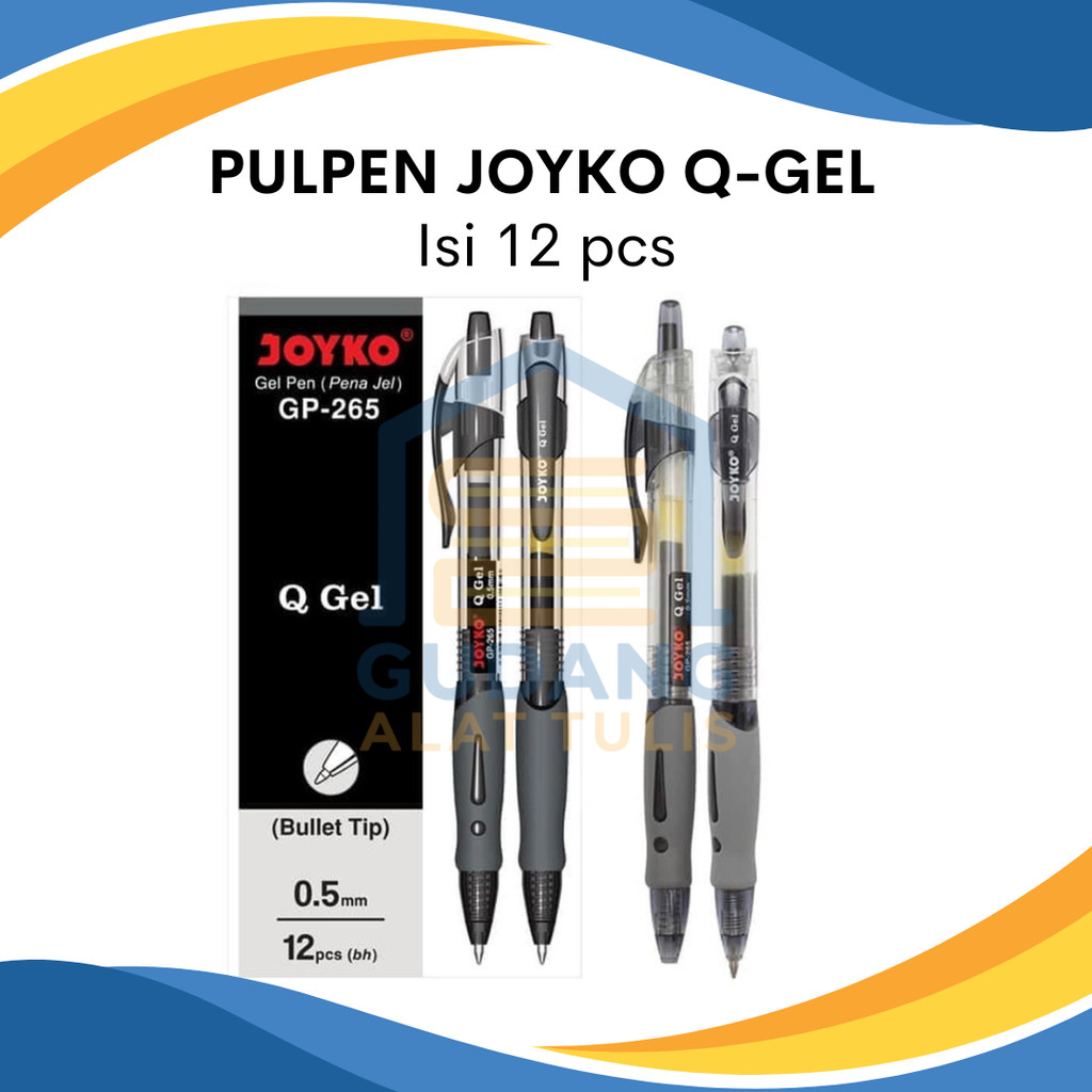 

PULPEN Q-GEL JOYKO GP-265 PER LUSIN (12PCS)