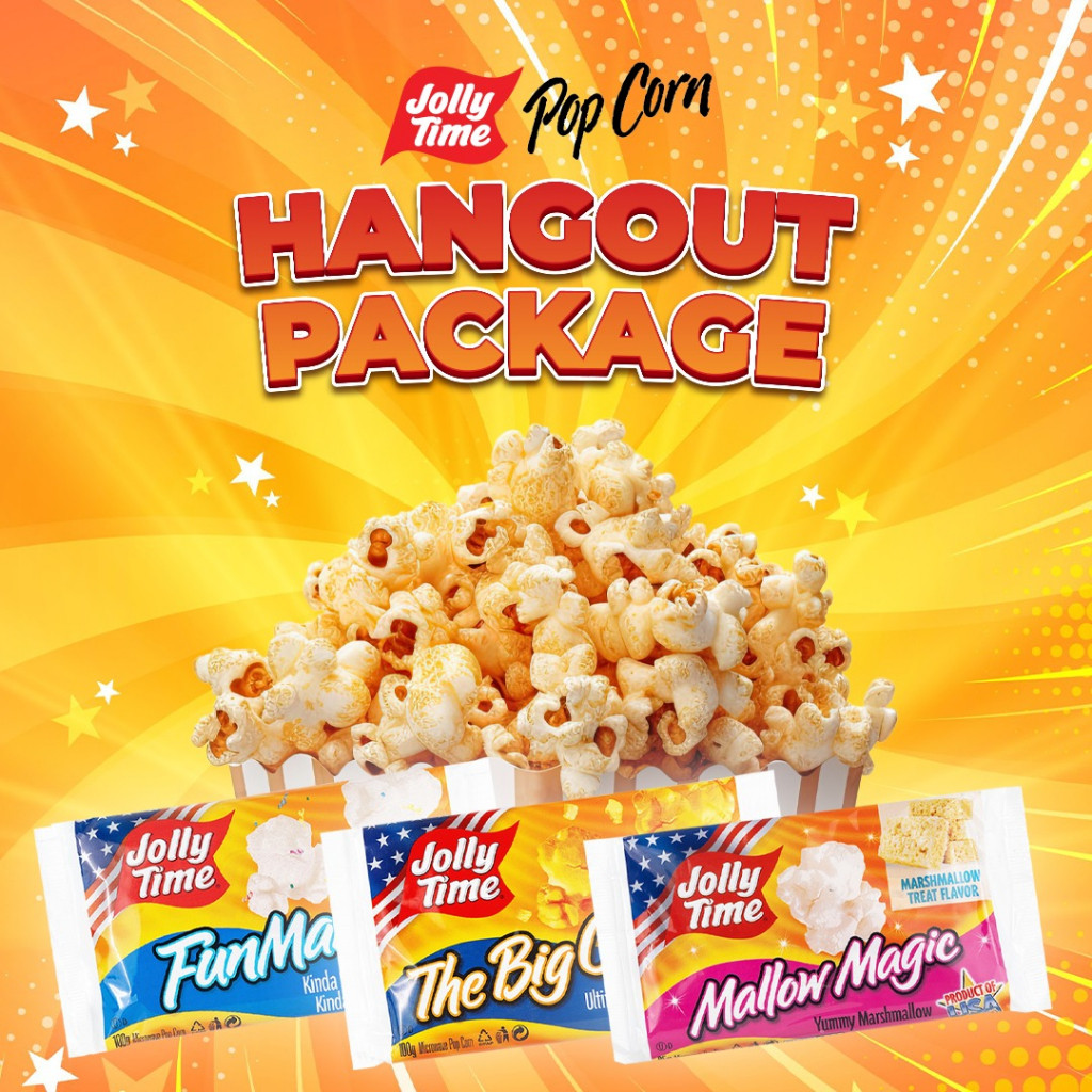 

Emama.store Jolly Time - Paket Hang Out (1TBC, 1FM, 1MM) - Microwave Popcorn -Live