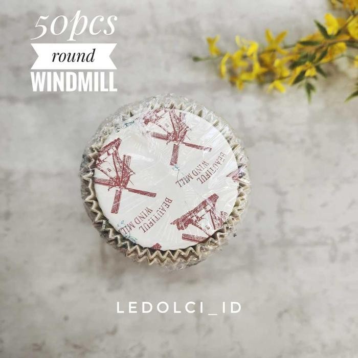

PROMO! CUP ROTI WINDMILL BULAT 8 CM DAN OVAL 140 MM ISI 200 LEMBAR - BULAT 8 CM
