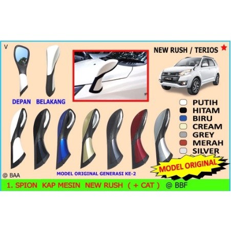 Spion Kap Mesin Mobil Rush Terios Spion Tanduk Rush Terios