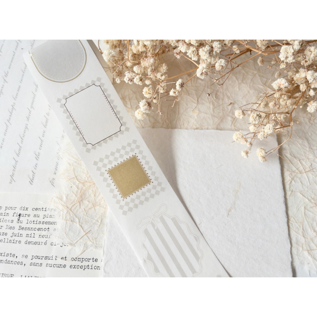 

Creawithgaby Studio Vintage Little Delights Frames Washi Tape DIY Card Making Scrapbooking Decorative Sticker