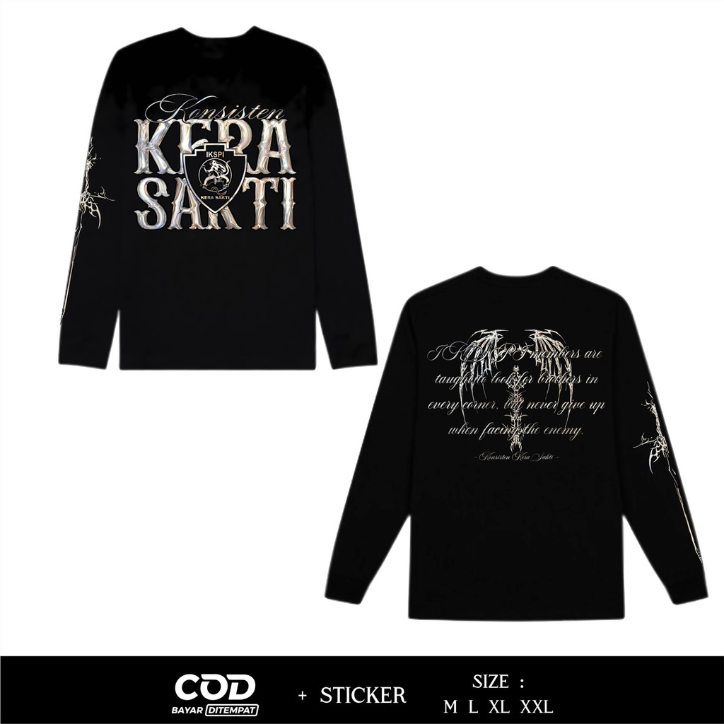 (LP24B) KAOS LENGAN PANJANG IKSPI KERA SAKTI KONSISTEN KERA SAKTI T-SHIRT LONGSLEEVE IKSPI - KAOS LE