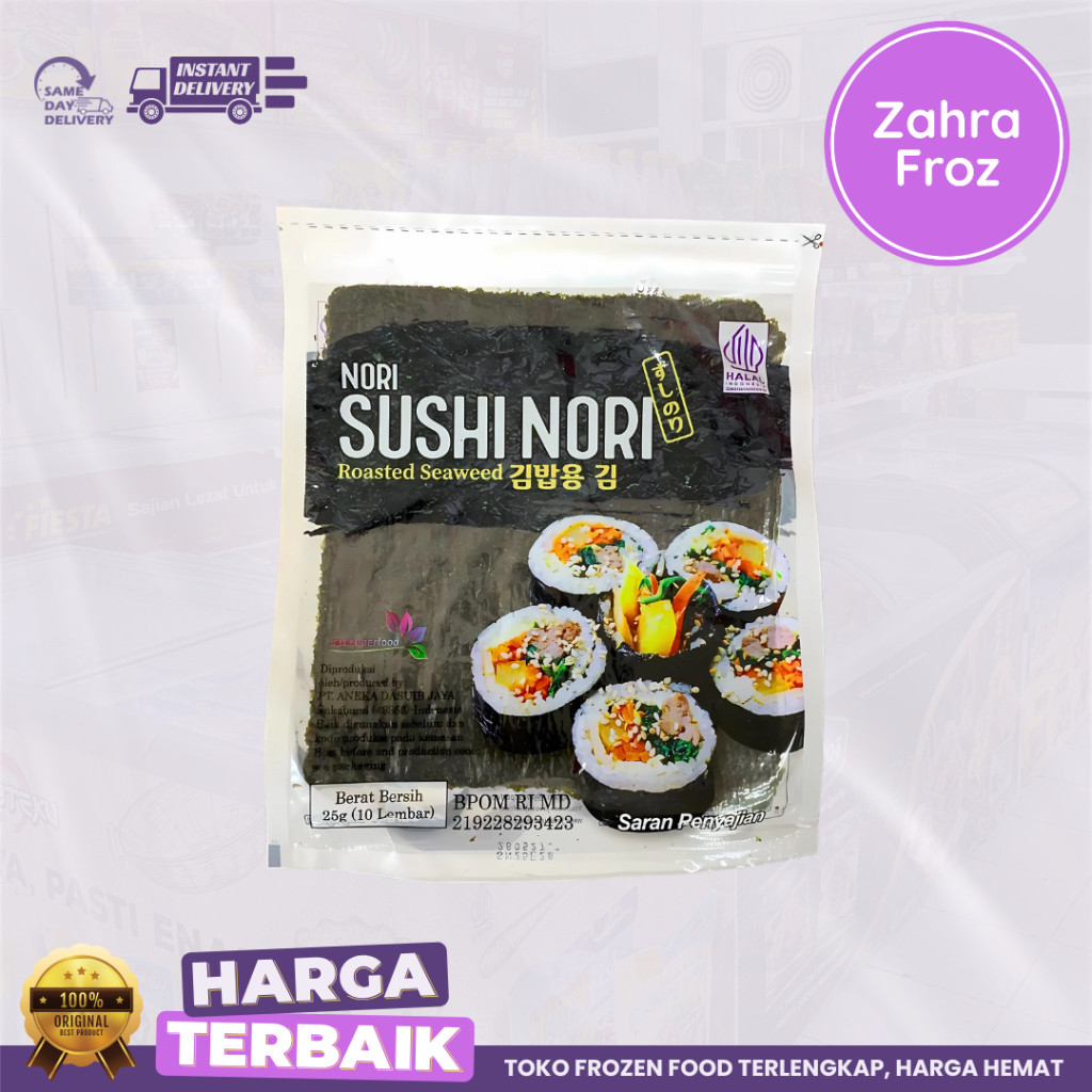 

NORI SUSHI JAVASUPERFOOD ISI 10 LEMBAR