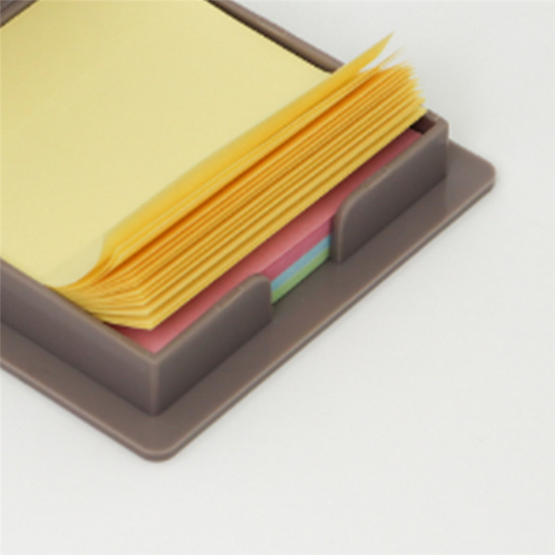 

AT82-Sticky Note Dispenser Sticky Note Holder With Stencil Sticky Notes Template Self-Adhesive Notepad Note Organ