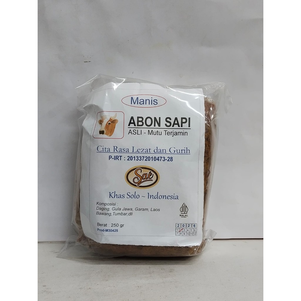 

SAE ABON SAPI MANIS 250GR