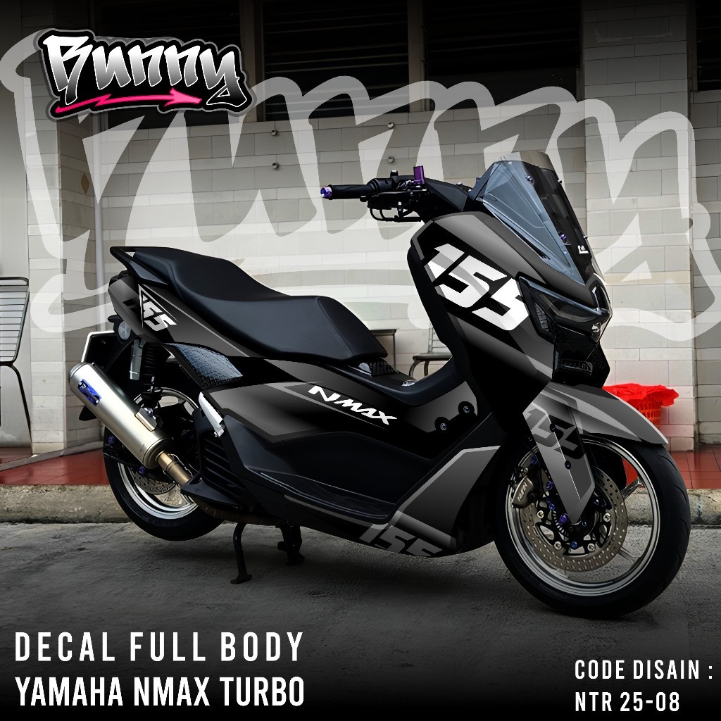 (COD) TERBARU Decal Sticker Motor Yamaha Nmax TURBO NEO S New 2024 2025 Full body - Stiker Skotlet V
