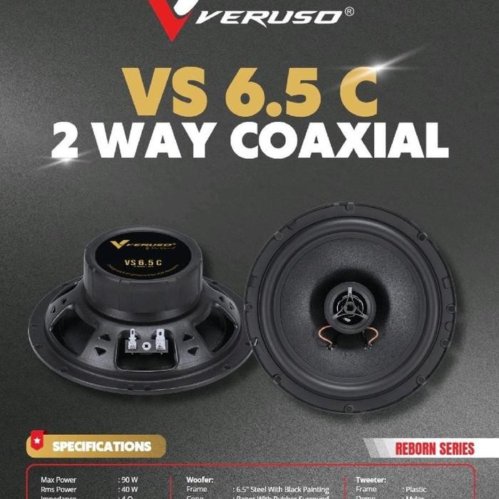 speaker coakcial mobil 2 way veruso VS 6.5 C by vox research