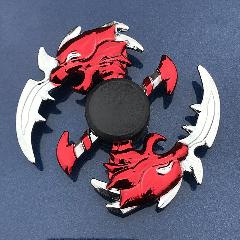 Shuriken Fidget Spinner Metal Premium Ninja Suriken Kunai Besi Sabit Kelewang Gir Pistol Mainan