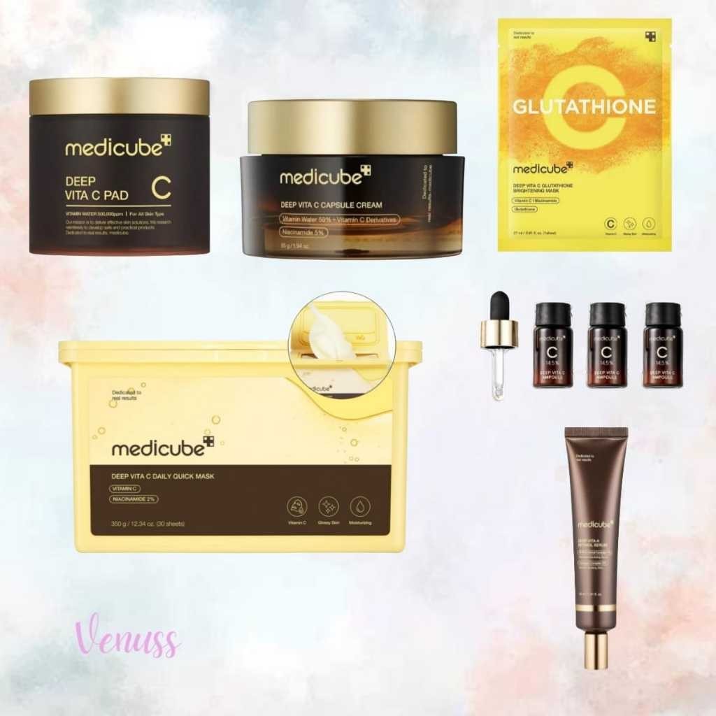 medicube Deep Vita C Pad 70pads | medicube Deep Vita C Capsule Cream 55g | medicube Deep Vita A Reti
