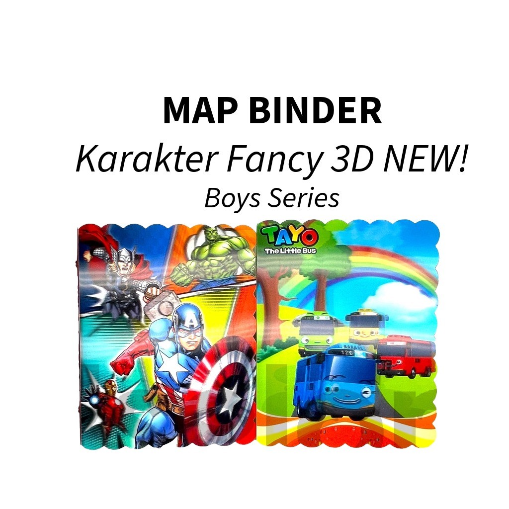 ❤️️Map binder 3D A5 karakter fancy❤️️