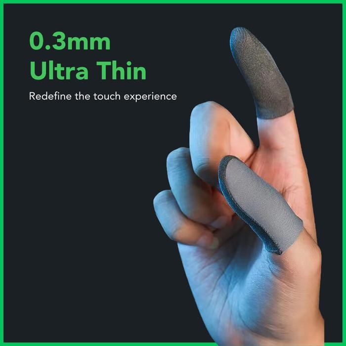 Sarung Tangan Jempol Gaming | Sarung Jari Game PUBG/FF/CODM - NEW Grey