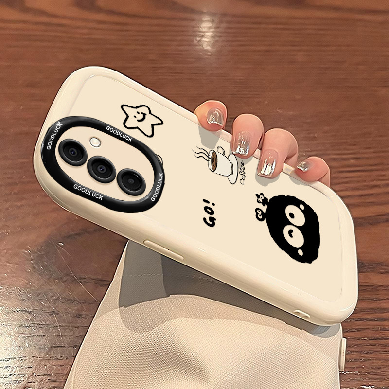 Bola batubara kartun Untuk case iphone 11 13 14 15 plus 16 13 pro max 12 x xr xs ip max hp casing 7 