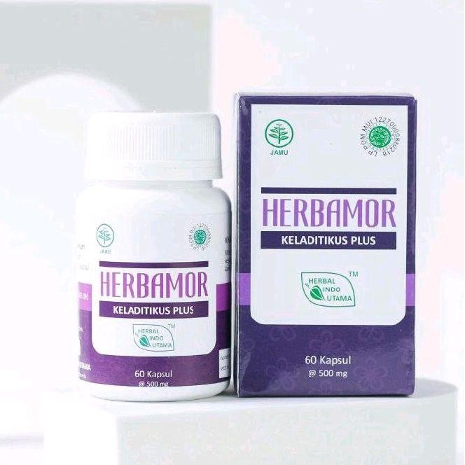 HERBAMOR Herbal Indo Utam a - Kapsul Obat Herbal untuk Tumor Kanker Amandel Benjolan di leher