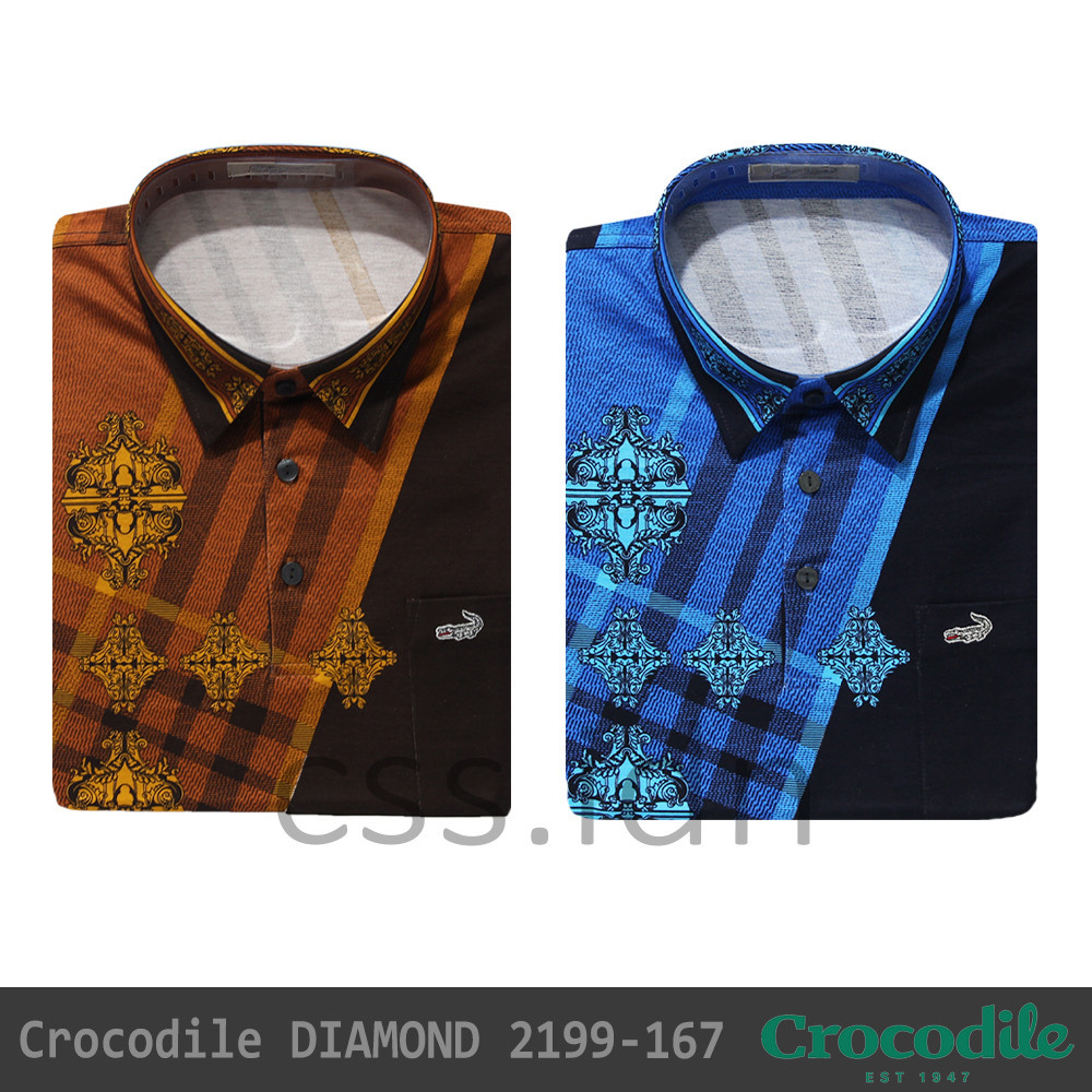 Kaos Kerah Kemeja Pria Crocodile Diamond 2199-167