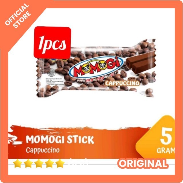 

MOMOGI STICK CAPPUCINO SNACK 6/5gr makanan ringan jajanan murah (1pcs)