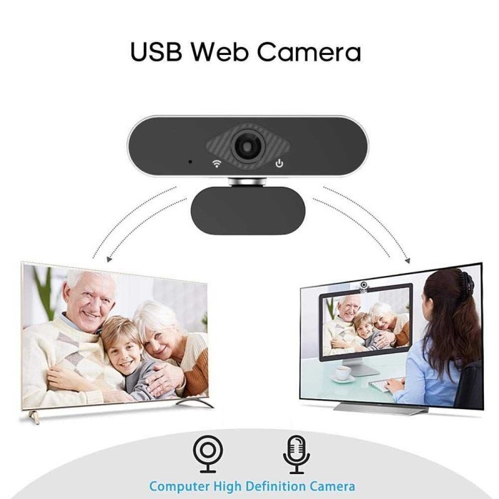 Buzper Webcam Laptop USB HD Web Camera Full HD IP Camera PC + Microphone