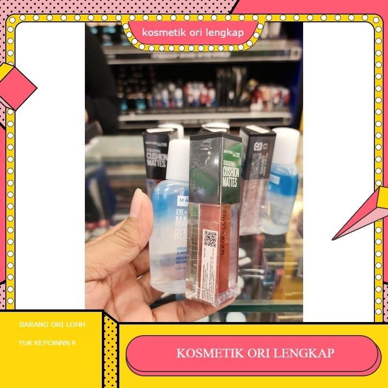 Lipcream Cushion matte + Remover Maybelline | lip cream + remover maybelline 