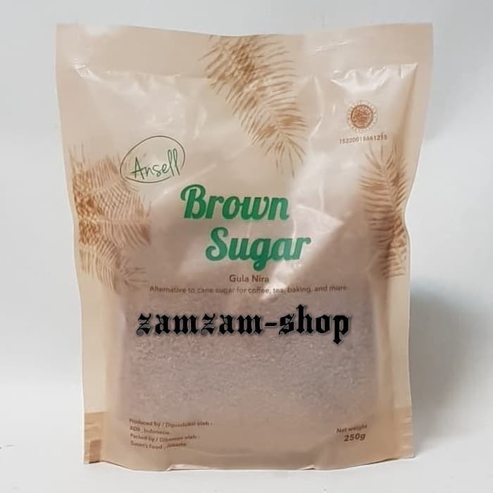 

Ansell Brown Sugar 250gr Gula coklat