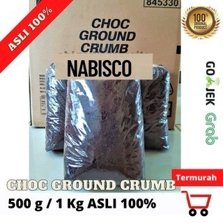 

HEMAT! Choc Ground Crumb Asli | Cookies Hitam Halus Asli 500 g / 1 kg - 500 g