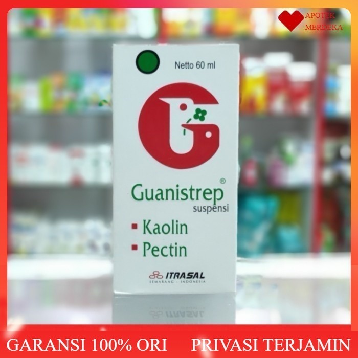 

guanistrep sirup 60 ml / obat diare