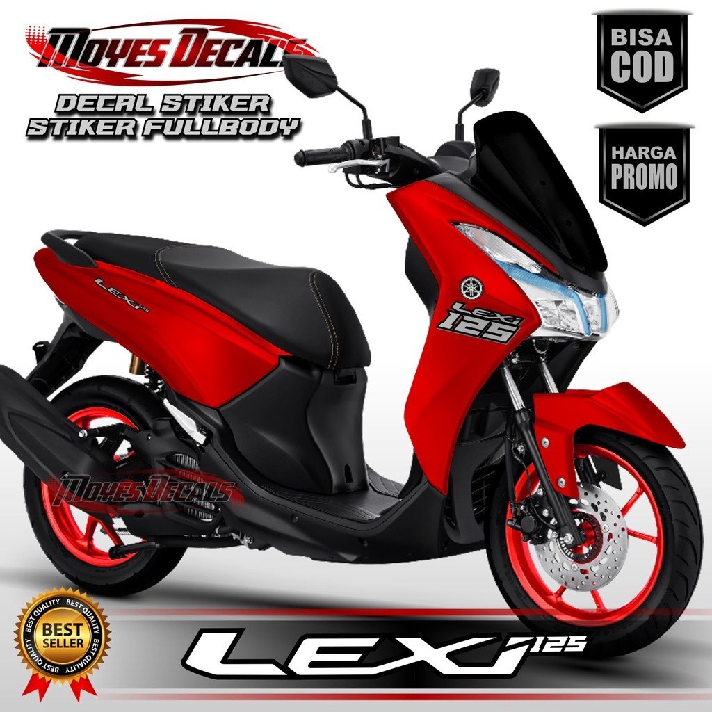 Striping sticker decal yamaha Lexi lexy / lexi 2018 2019 2020 Fullbody Decal Lexi Full Body Baru Sti