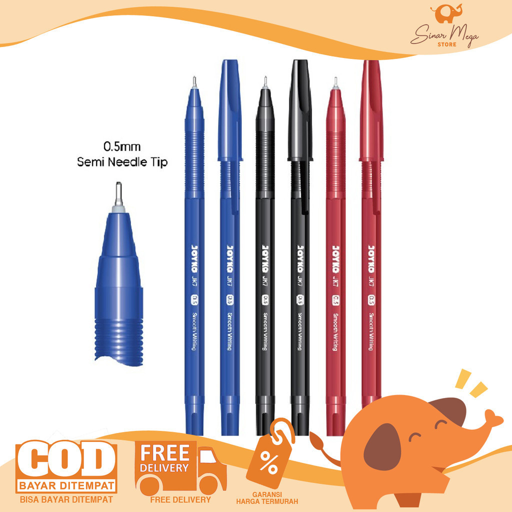 

Joyko Ball Pen JK-7 Pulpen DIJUAL LUSINAN Pena 0.5mm