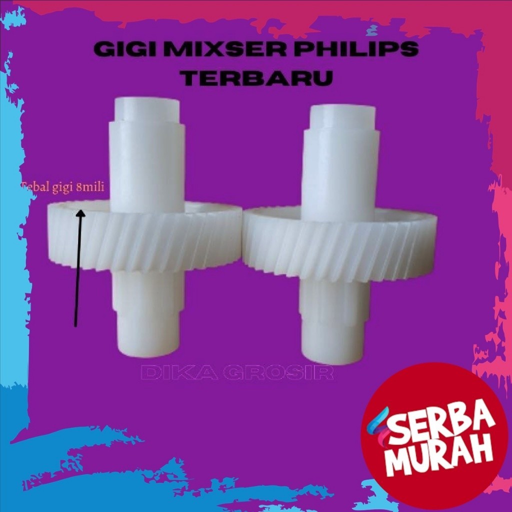 Sparepart Mixer Philips Gigi Gear Mixer Lama / Baru Per Pcs