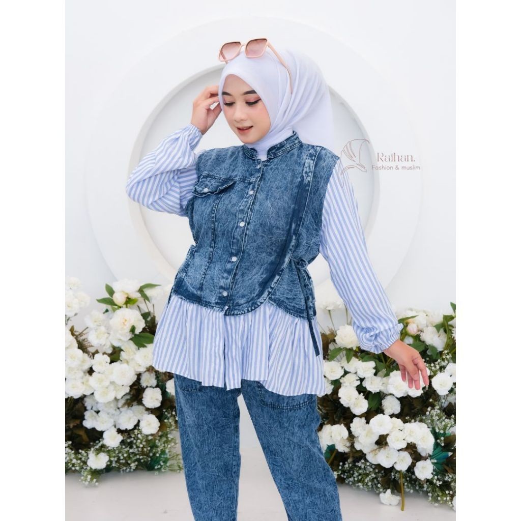 One Set Jeans Mix Katun All size gmsfashion