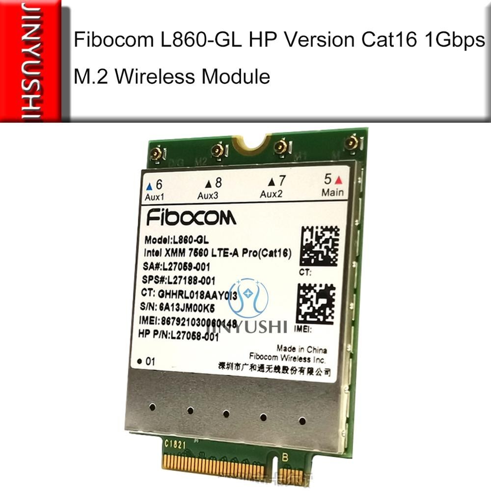 Fibocom L860-GL Intel XMM 7560 LTE-A Pro cat16 1Gbps SPS#L27188-001 wireless module WWAN for HP Elit