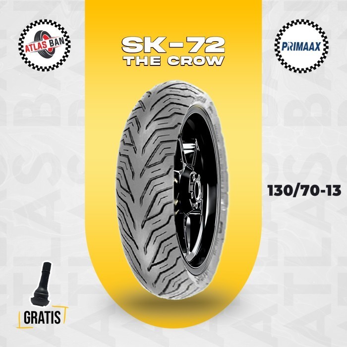 Ban Belakang Tubles Motor HONDA PCX 160 / ADV 150 PRIMAAX SK-72 130/70 Ring 13