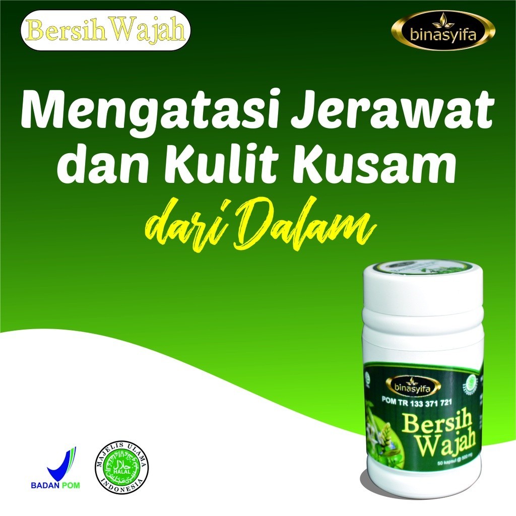 

Binasyifa Bersih Wajah Obat Herbal Jerawat Gatal Bisul Jamur Koreng Kurap Eksim Wajah Punggung Selangkangan Ampuh Bersih Wajah Obat Jerawat Pembersih Wajah Kusam Menghaluskan Kulit Mengatasi Gatal-Gatal Binasyifa Herbal Ampuh