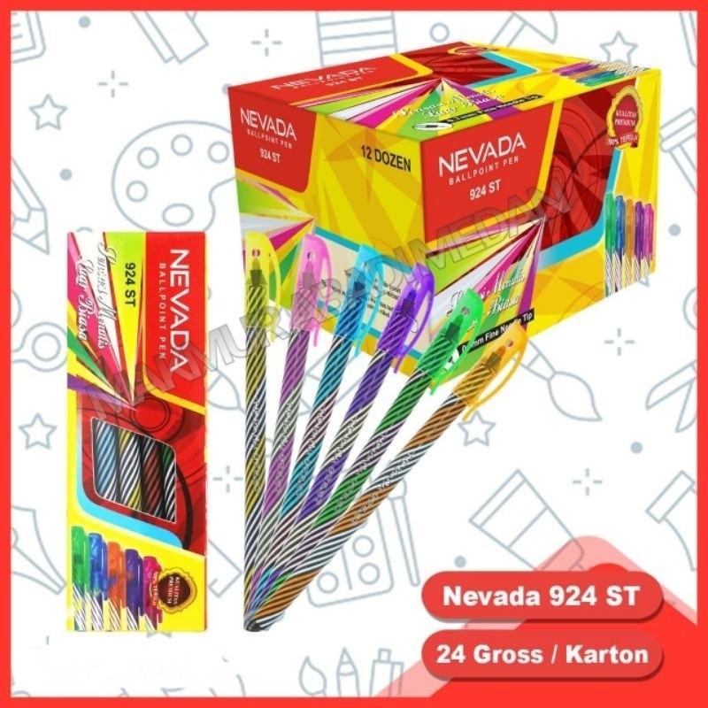

Pulpen Lilin NEVADA Termurah / Pulpen Ulir / Pena Nevada Ulir / Bolpen Motif Lilin Ulir Hitam Best Seller Isi 12 Pcs _BALQIS ASAHAN