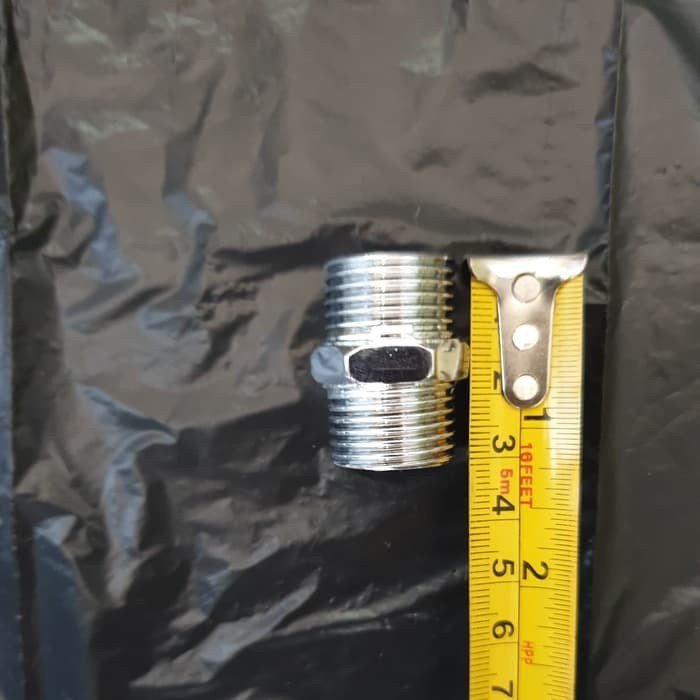 double Nepel 1/2"/ dobel nepel/ D.N/ Double Neple Stainless 1/2"